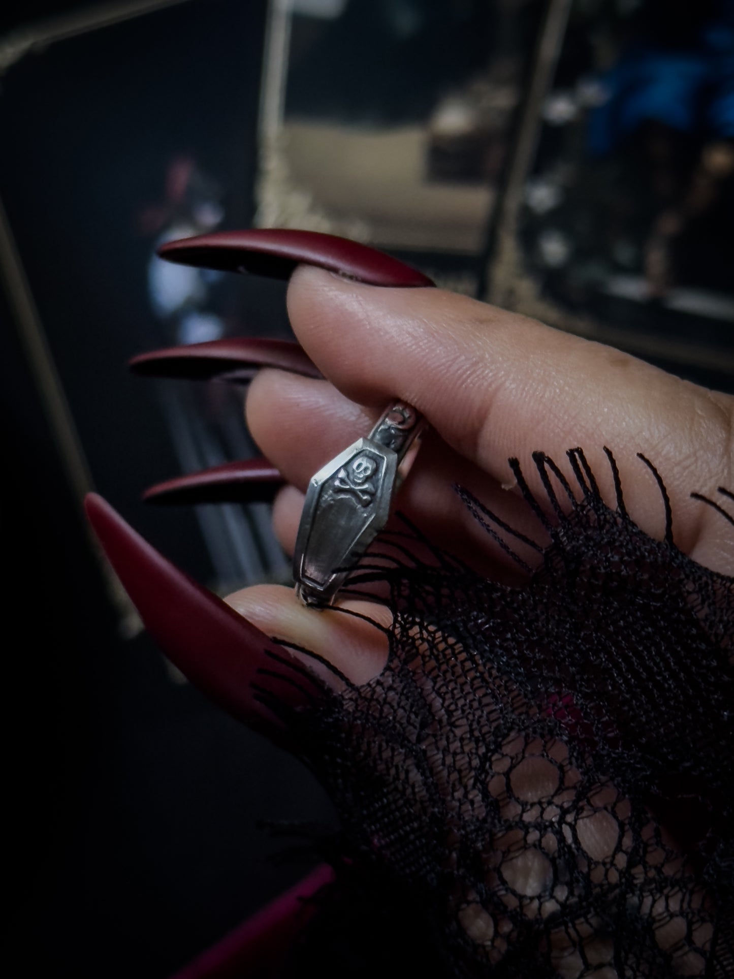Custom Sized Memento Mori Rings