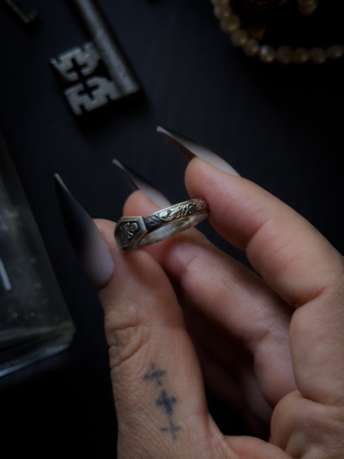 Custom Sized Memento Mori Rings